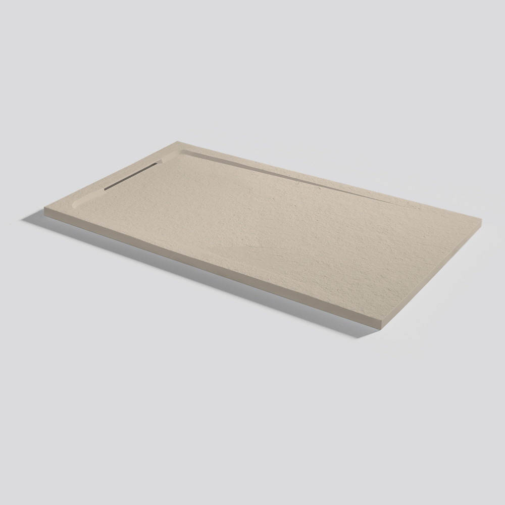 Plato de ducha Halo Slate Sand Rectangular 120x70
