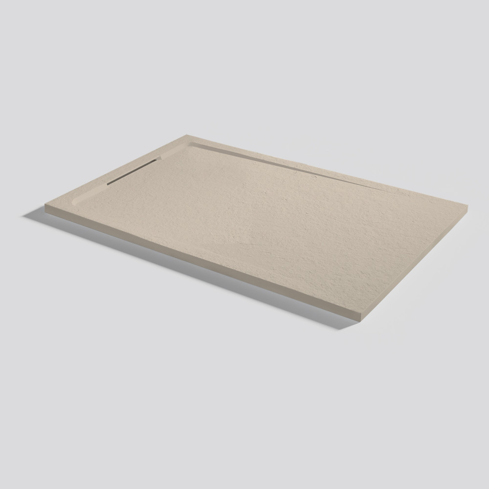 Shower tray Halo Slate Sand Rectangular 120x80