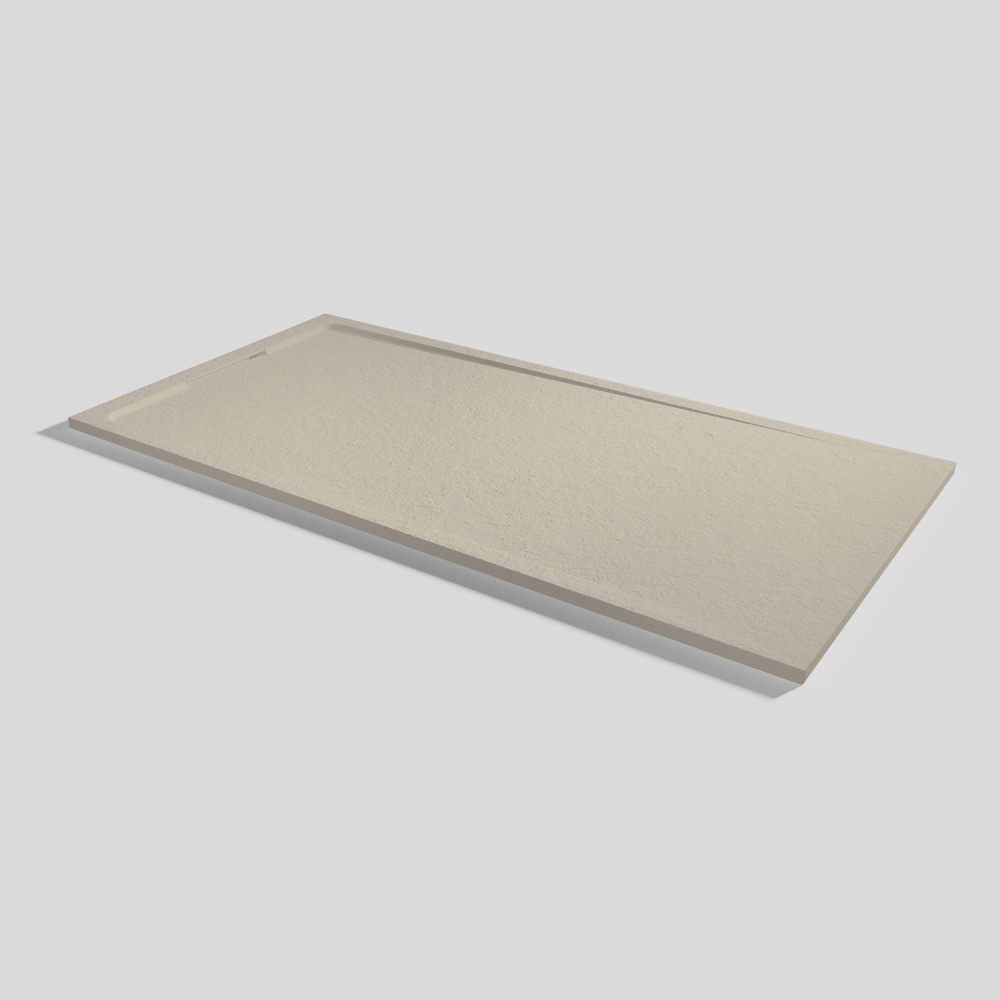 Plato de ducha Halo Slate Sand Rectangular 200x100