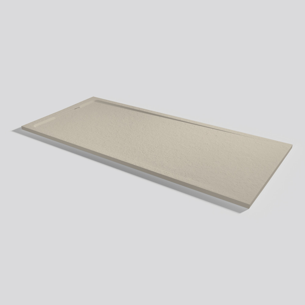 Plato de ducha Halo Slate Sand Rectangular 200x90