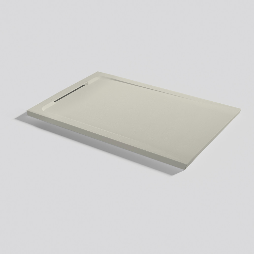 Plato de ducha Halo Zero Beige Rectangular 100x70