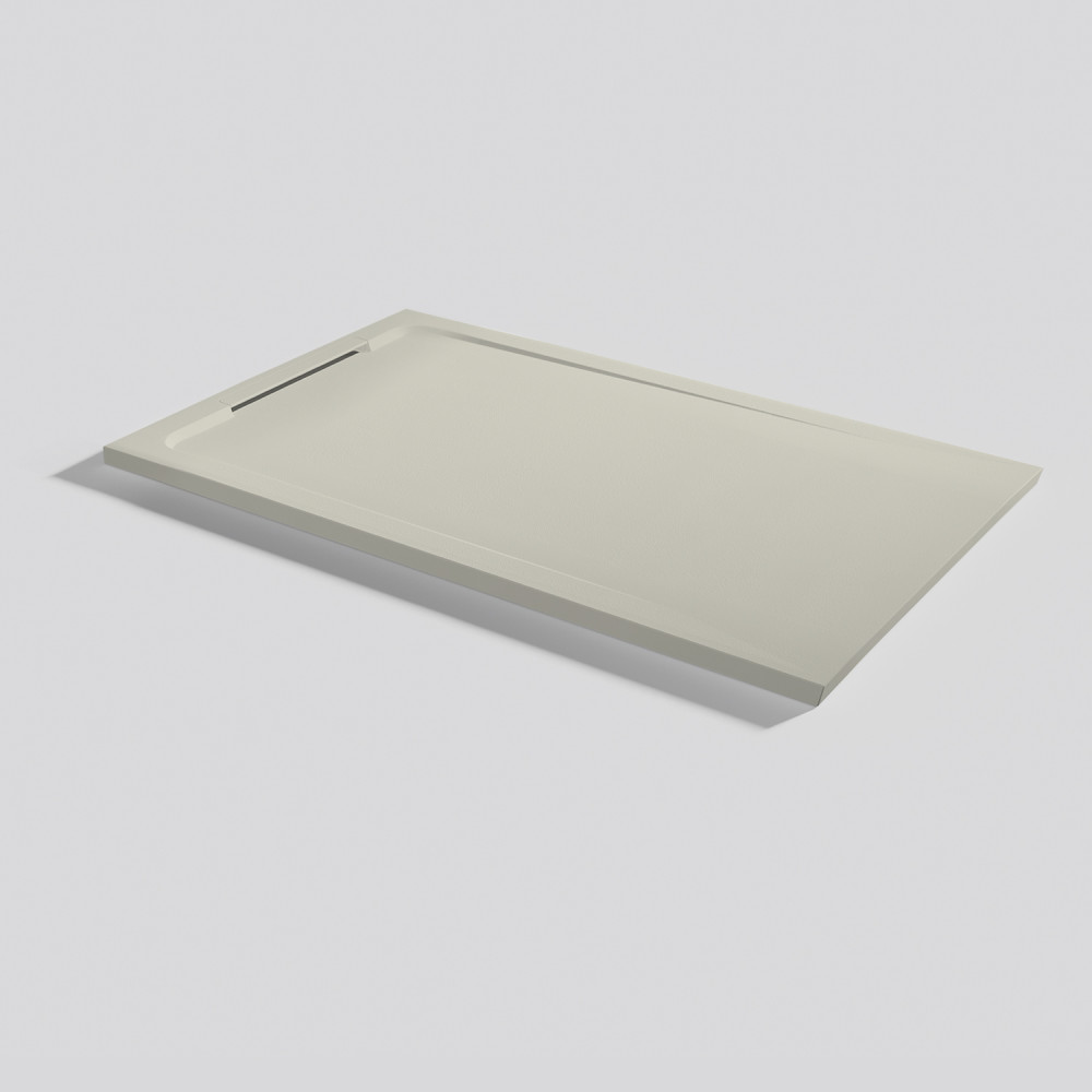 Plato de ducha Halo Zero Beige Rectangular 120x70