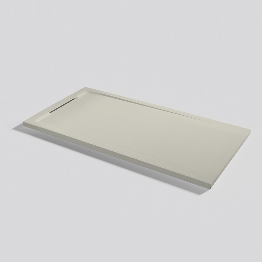 Shower tray Halo Zero Beige Rectangular 140x70