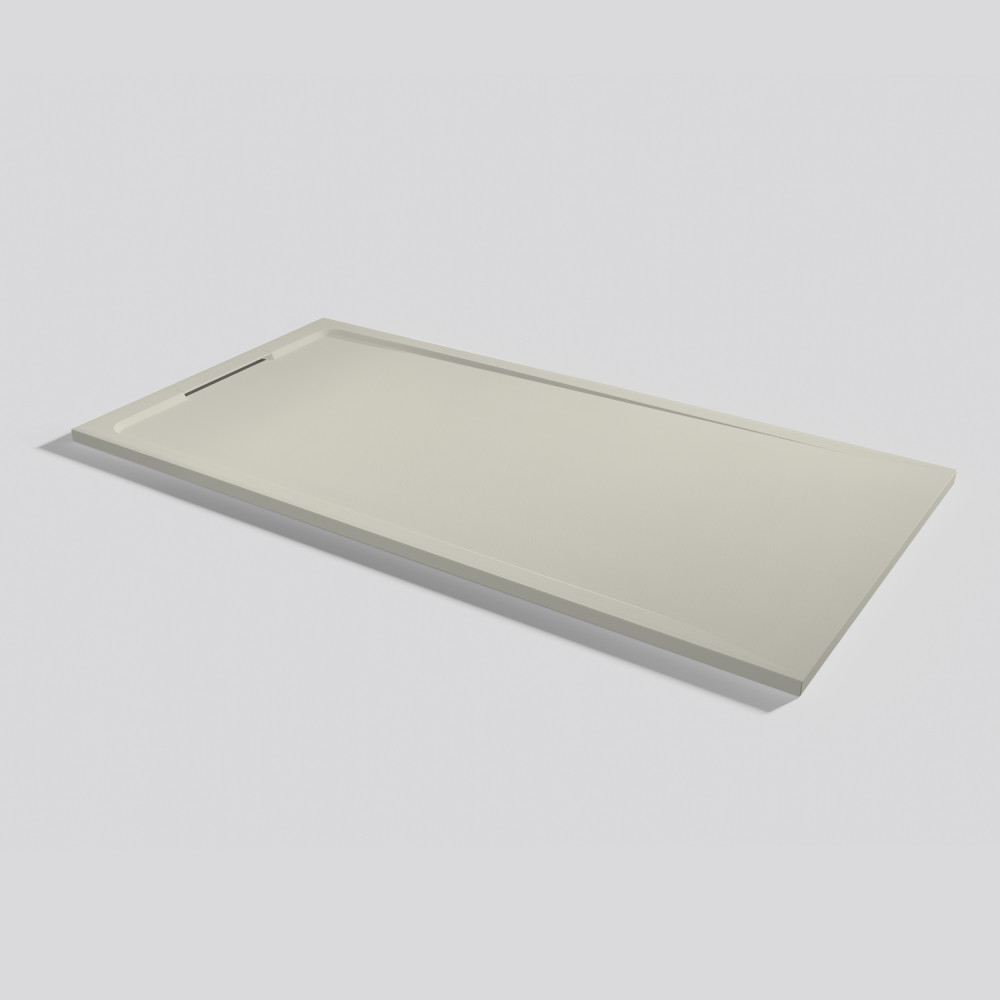 Plato de ducha Halo Zero Beige Rectangular 180x90