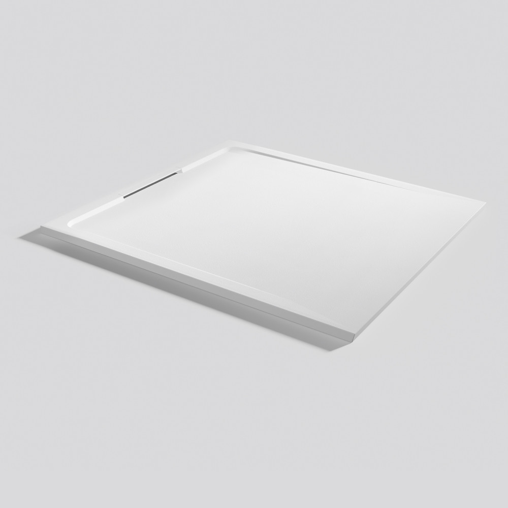 Plato de ducha Halo Zero Blanco Rectangular 120x100