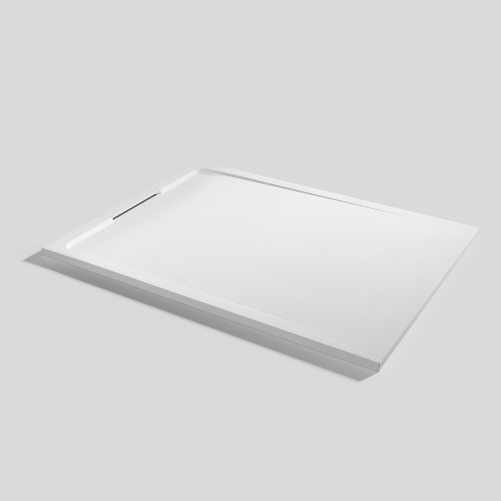 Plato de ducha Halo Zero Blanco Rectangular 140x100