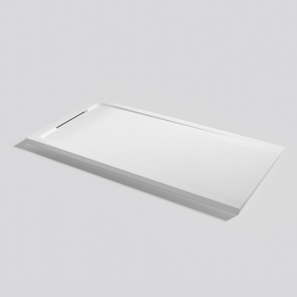 Plato de ducha Halo Zero Blanco Rectangular 140x70