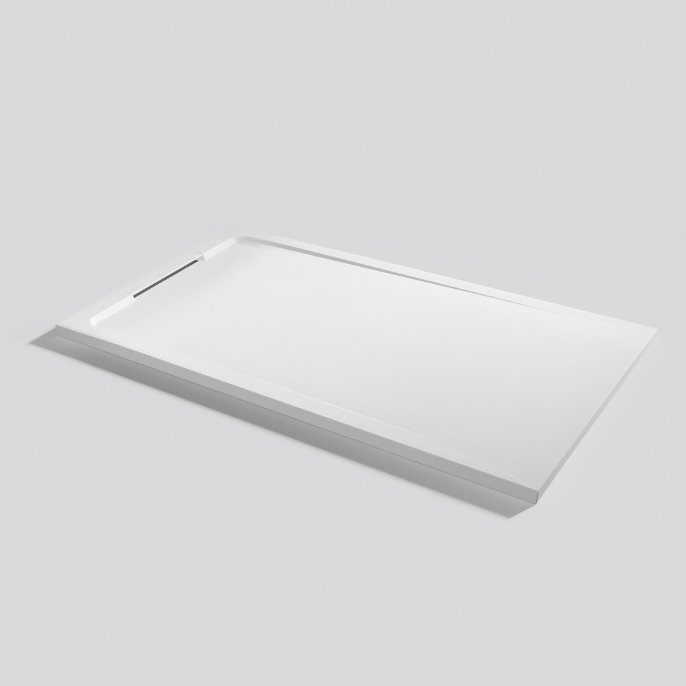 Plato de ducha Halo Zero Blanco Rectangular 140x80