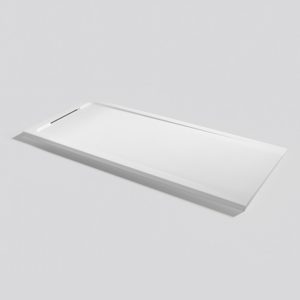 Plato de ducha Halo Zero Blanco Rectangular 160x70