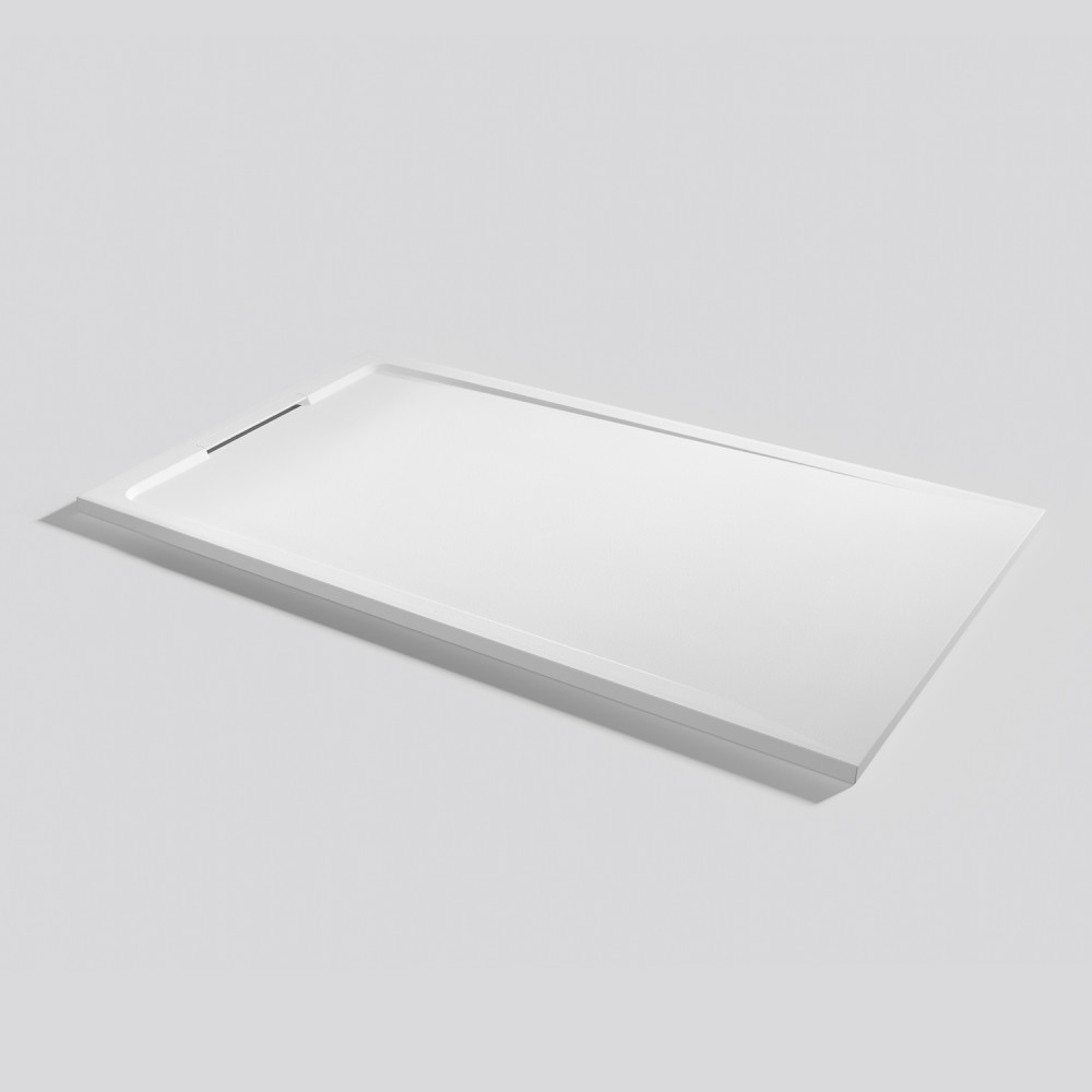 Plato de ducha Halo Zero Blanco Rectangular 160x90