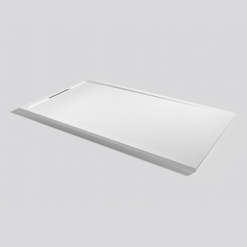 Plato de ducha Halo Zero Blanco Rectangular 180x100