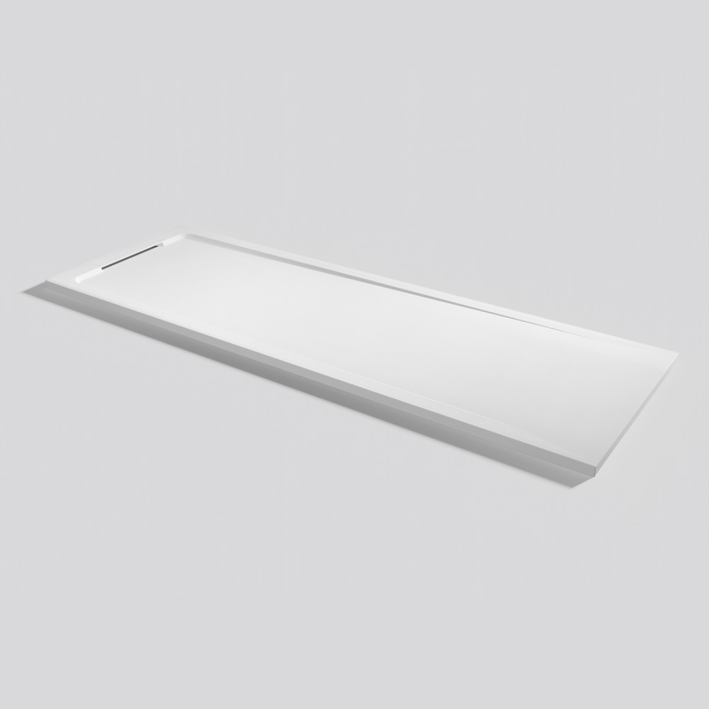 Plato de ducha Halo Zero Blanco Rectangular 200x70