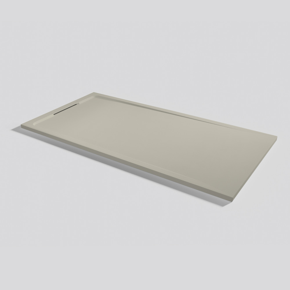 Plato de ducha Halo Zero Crema Rectangular 180x90