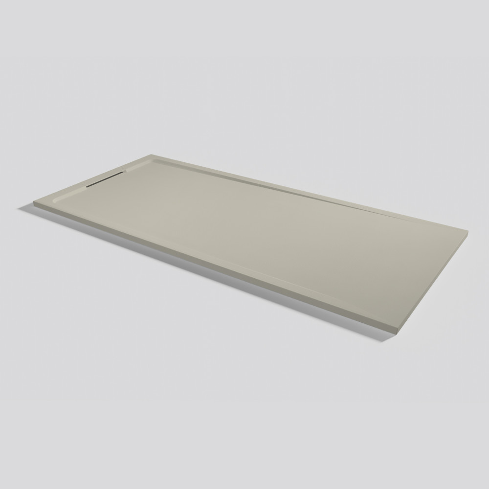 Plato de ducha Halo Zero Crema Rectangular 200x90