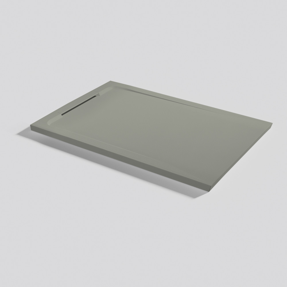 Plato de ducha Halo Zero Grey Rectangular 100x70