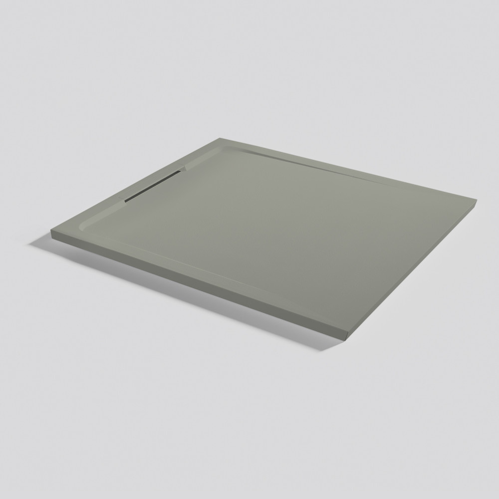 Shower tray Halo Zero Grey Rectangular 100x90