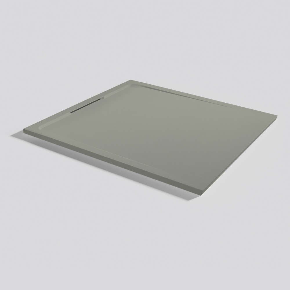 Plato de ducha Halo Zero Grey Rectangular 120x100