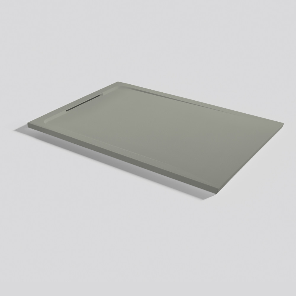 Shower tray Halo Zero Grey Rectangular 120x80