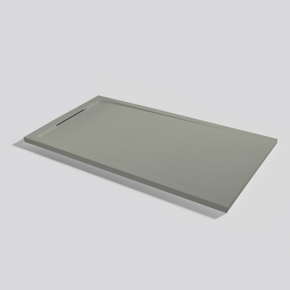Shower tray Halo Zero Grey Rectangular 140x80