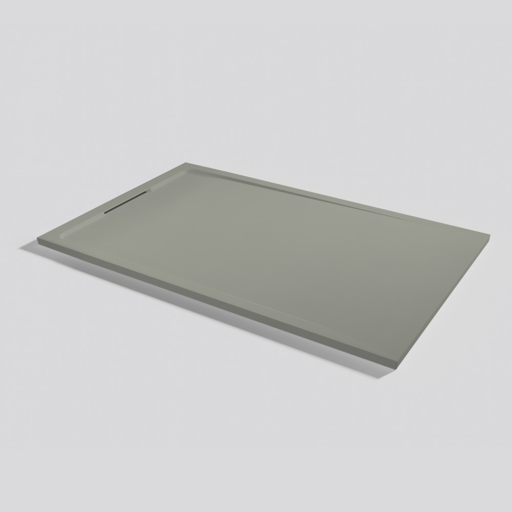 Plato de ducha Halo Zero Grey Rectangular 160x100