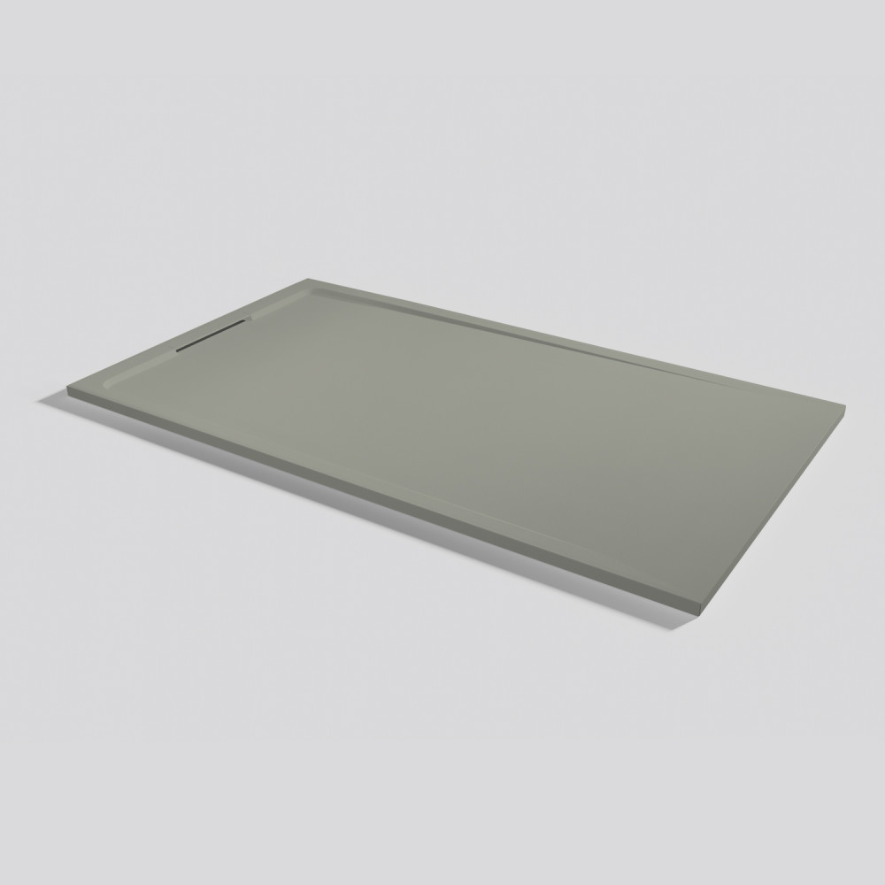 Shower tray Halo Zero Grey Rectangular 180x100