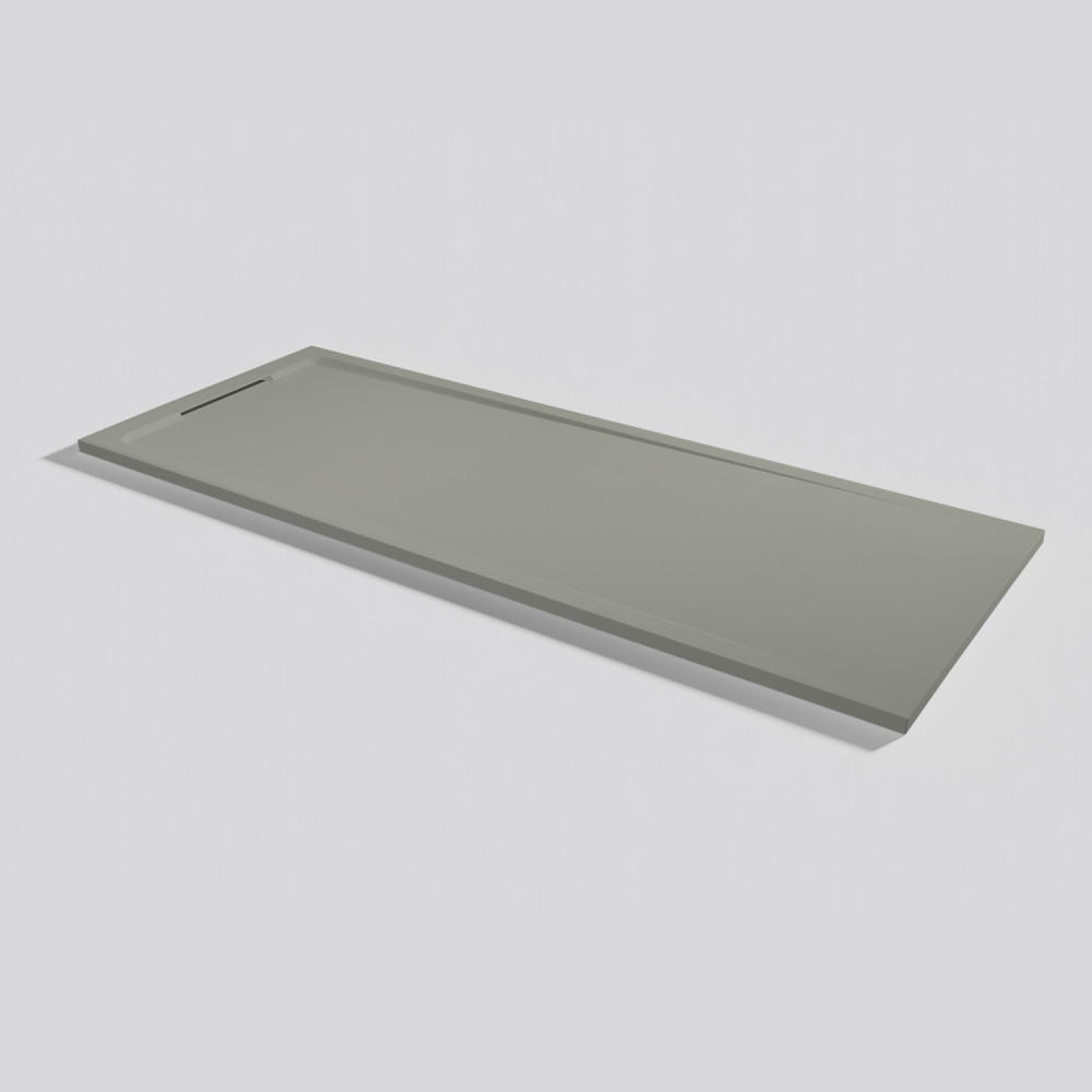 Plato de ducha Halo Zero Grey Rectangular 200x80