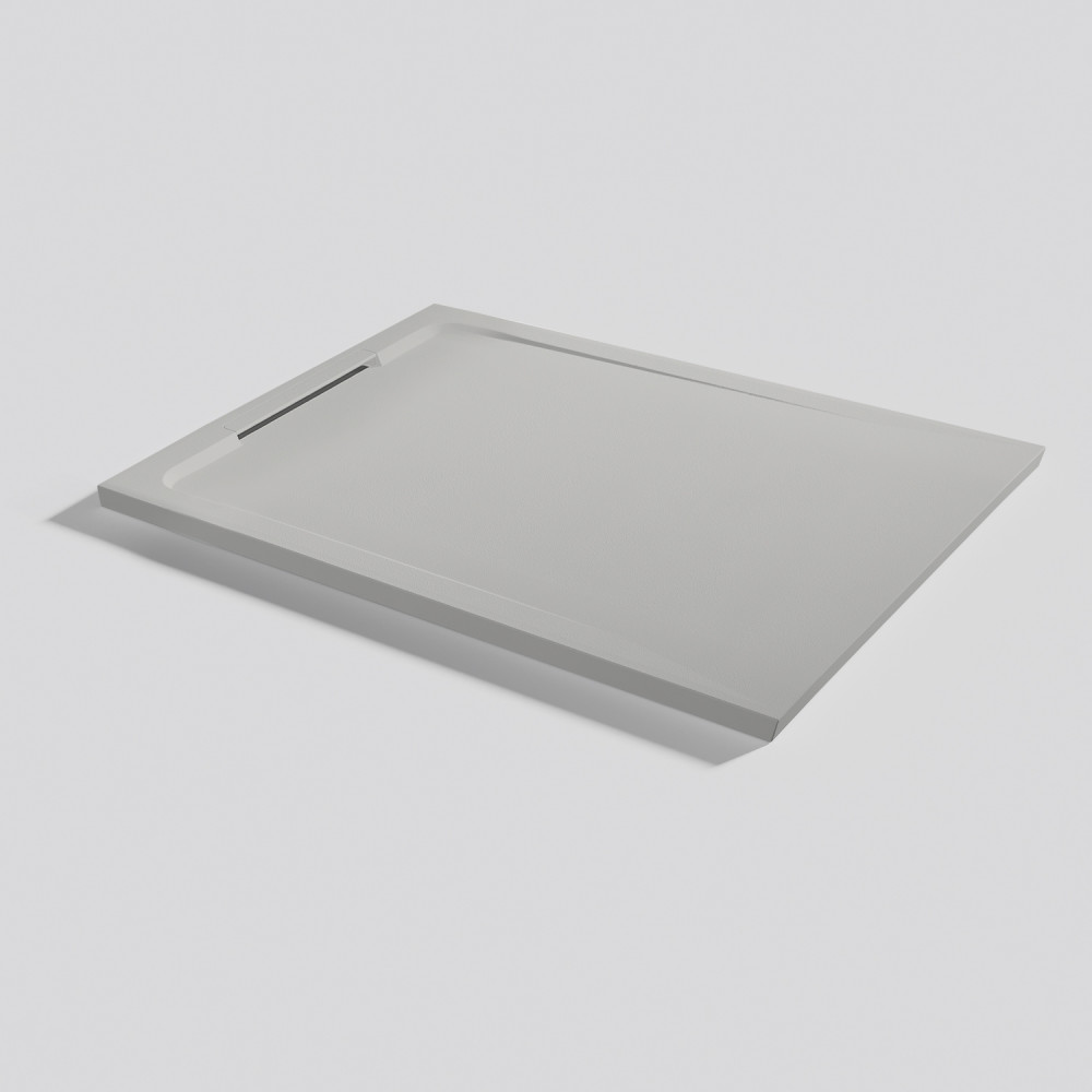 Plato de ducha Halo Zero Marfil Rectangular 100x80