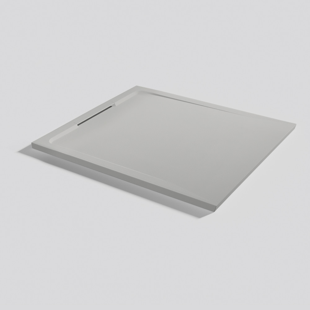 Plato de ducha Halo Zero Marfil Rectangular 100x90