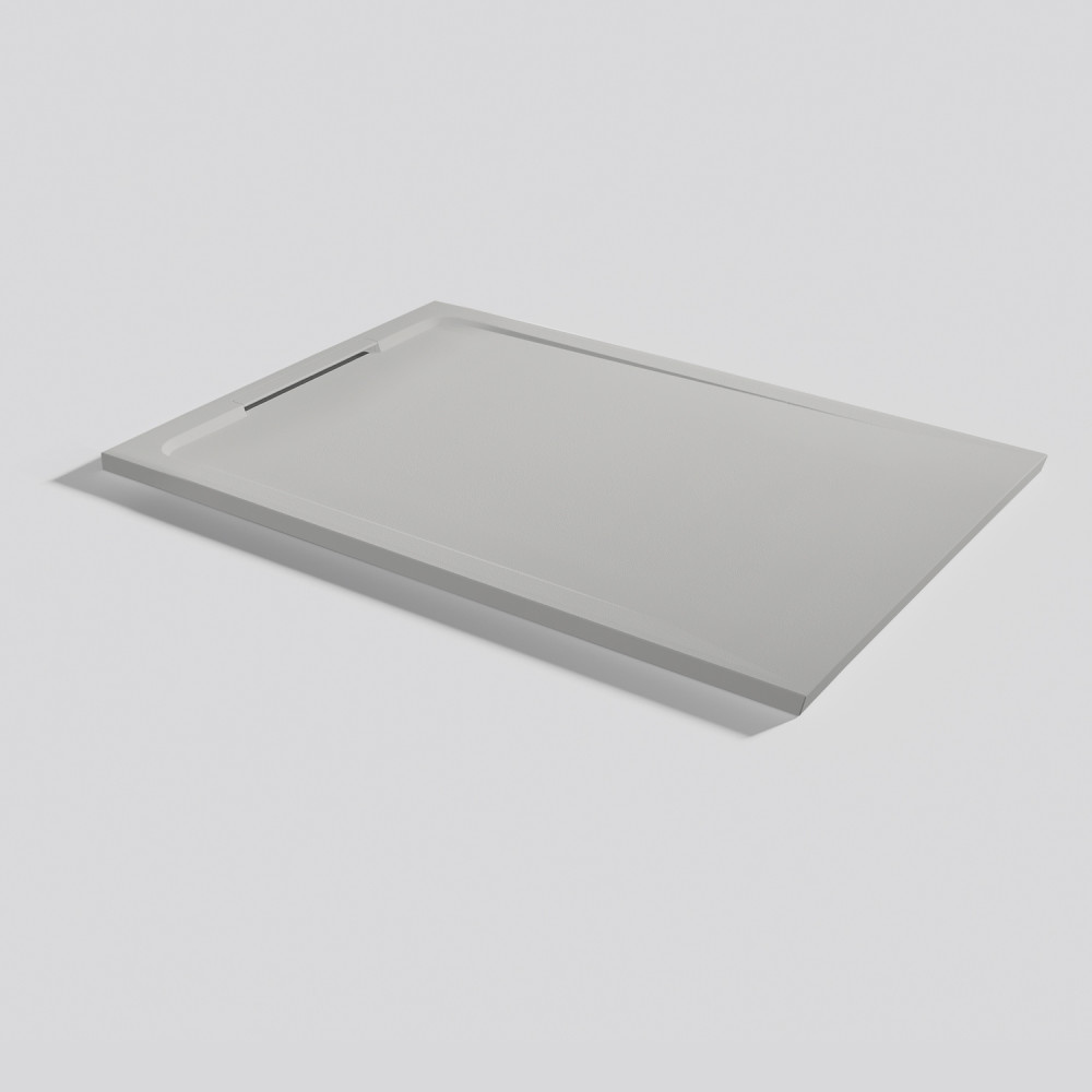 Plato de ducha Halo Zero Marfil Rectangular 120x80