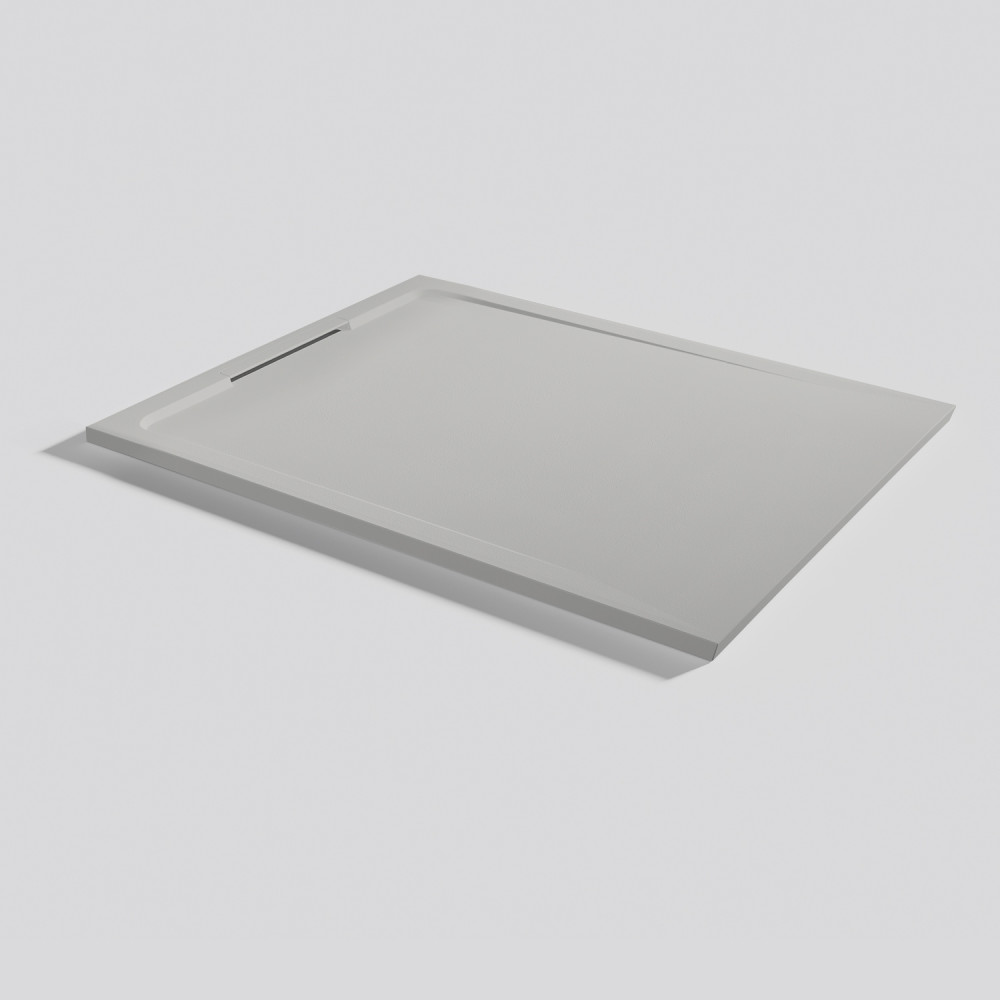 Plato de ducha Halo Zero Marfil Rectangular 120x90