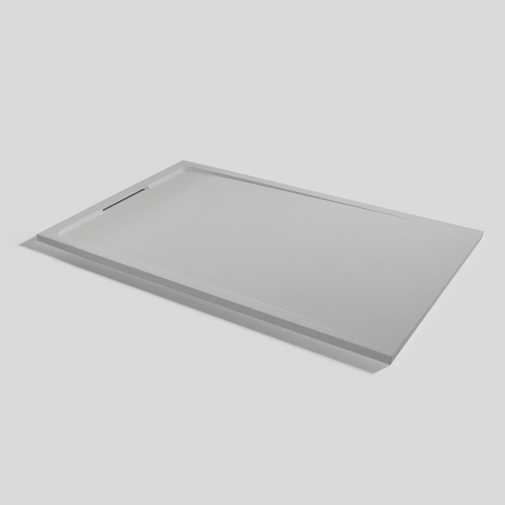 Plato de ducha Halo Zero Marfil Rectangular 160x100