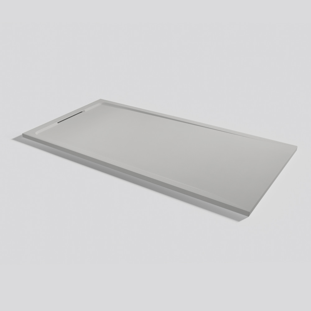 Plato de ducha Halo Zero Marfil Rectangular 180x90