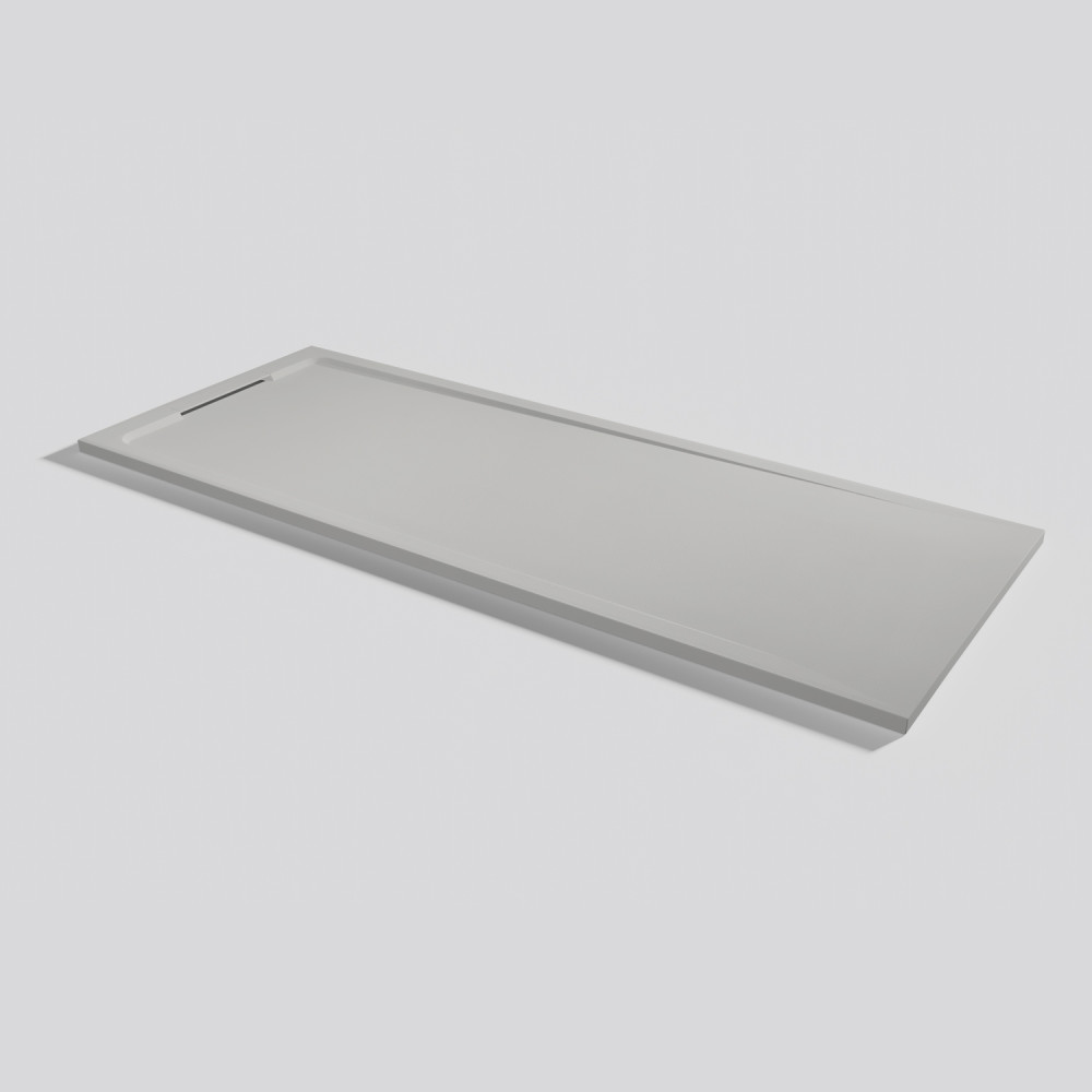 Plato de ducha Halo Zero Marfil Rectangular 200x80