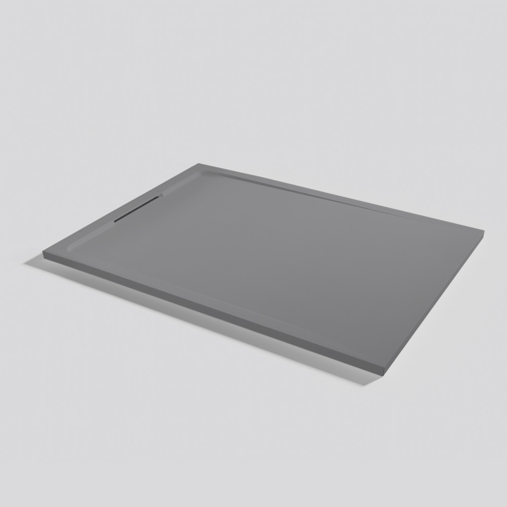 Shower tray Halo Zero Platinum Rectangular 140x100