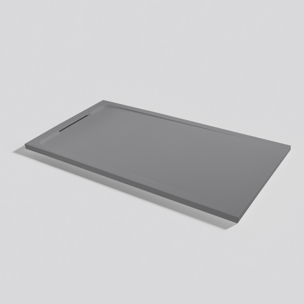 Shower tray Halo Zero Platinum Rectangular 140x80