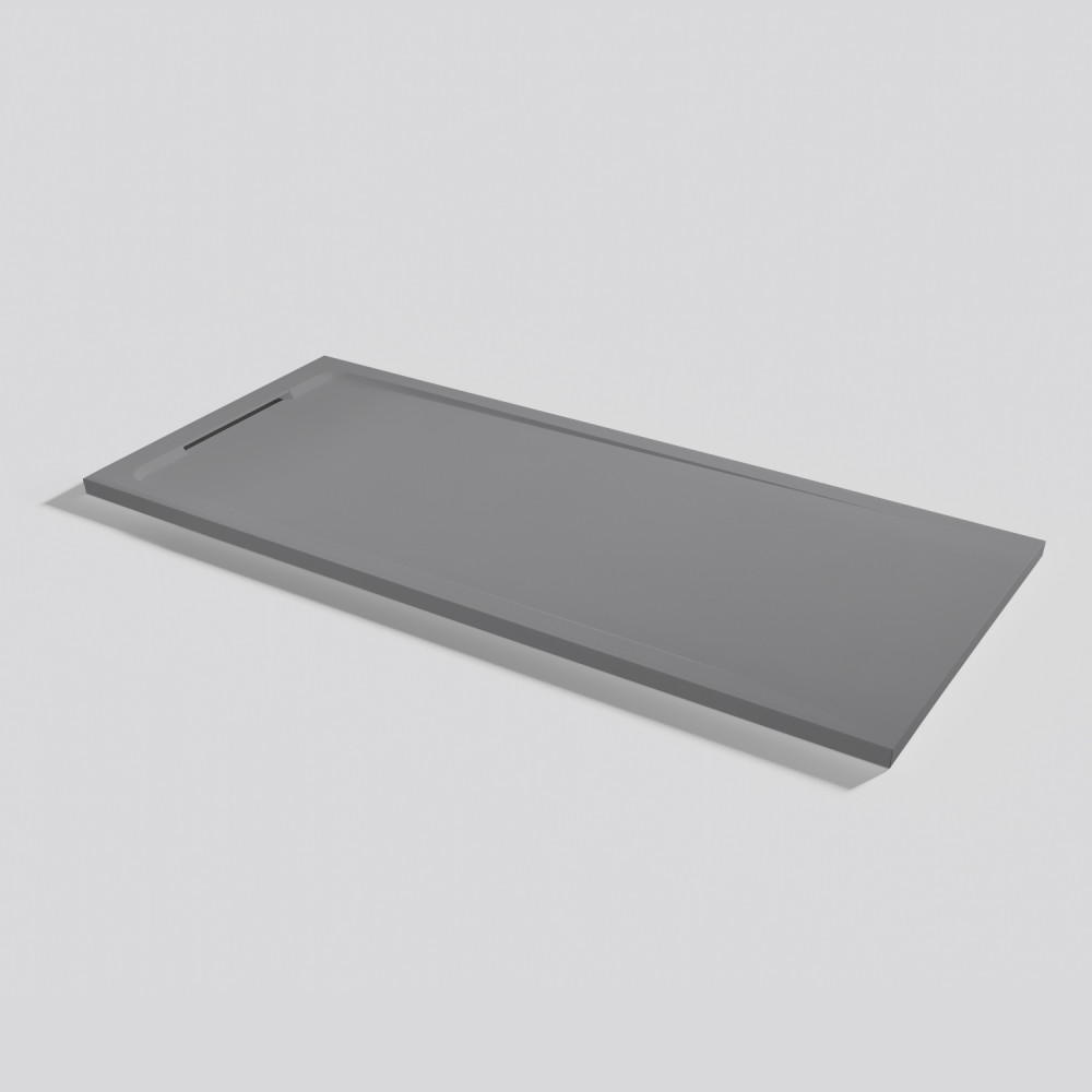 Shower tray Halo Zero Platinum Rectangular 160x70
