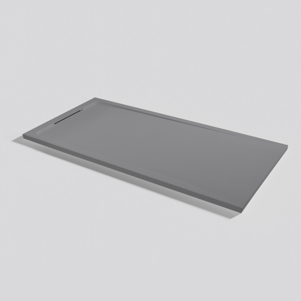 Shower tray Halo Zero Platinum Rectangular 160x80