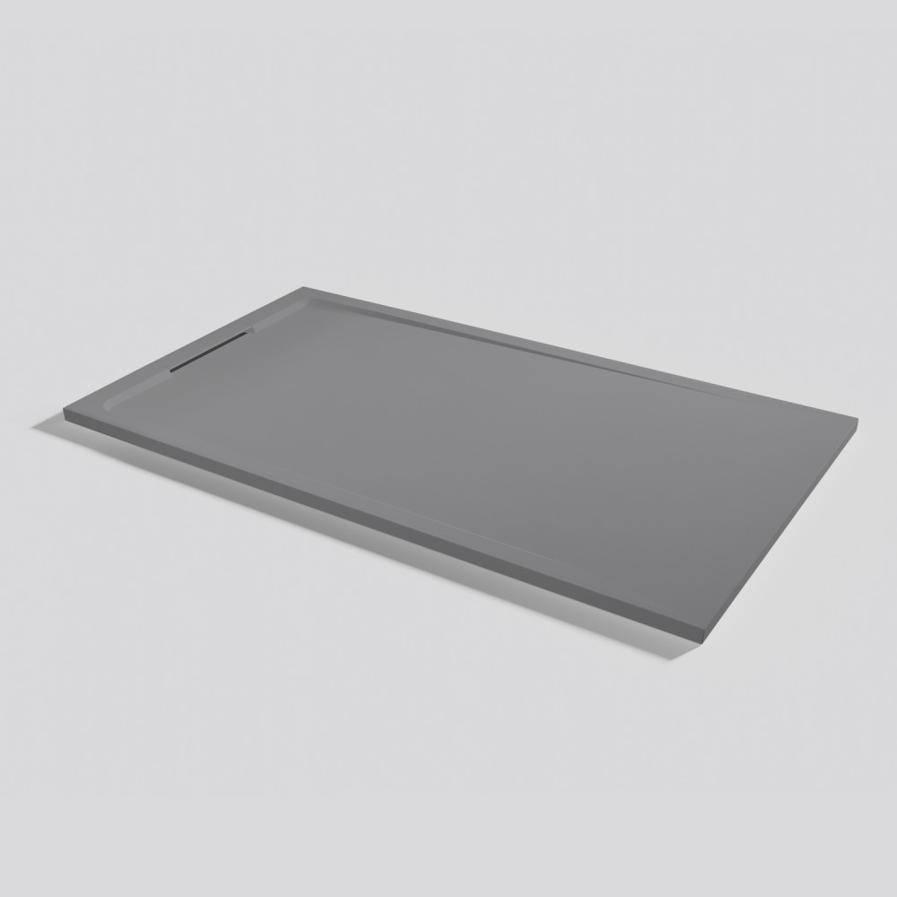 Shower tray Halo Zero Platinum Rectangular 160x90