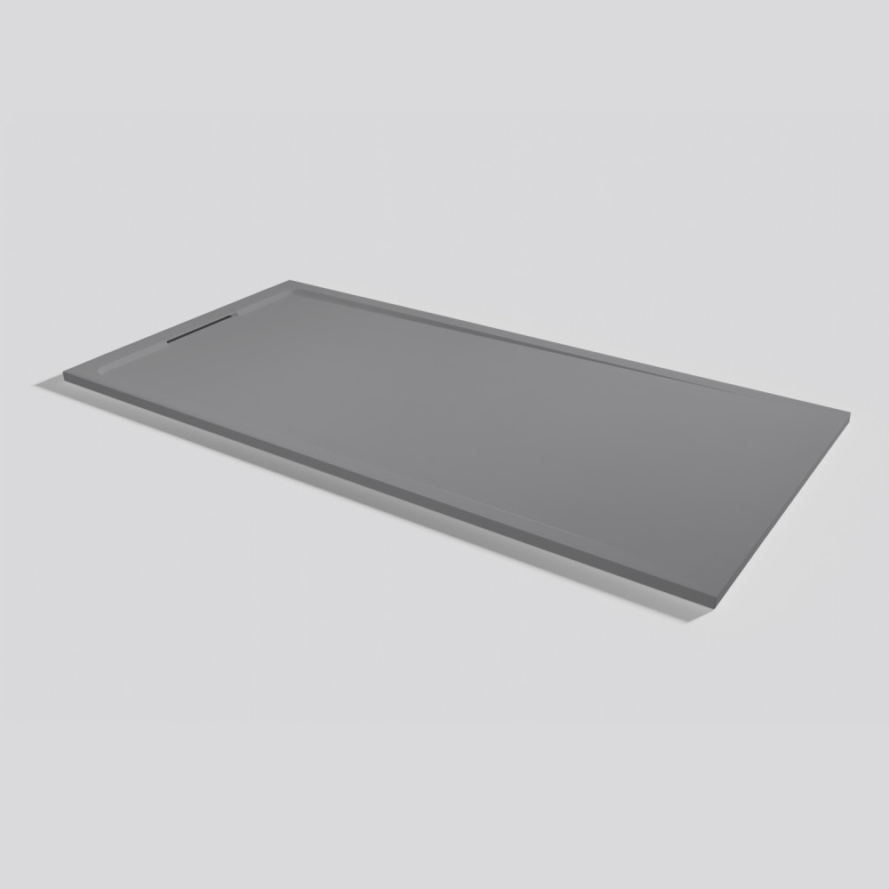 Shower tray Halo Zero Platinum Rectangular 200x100