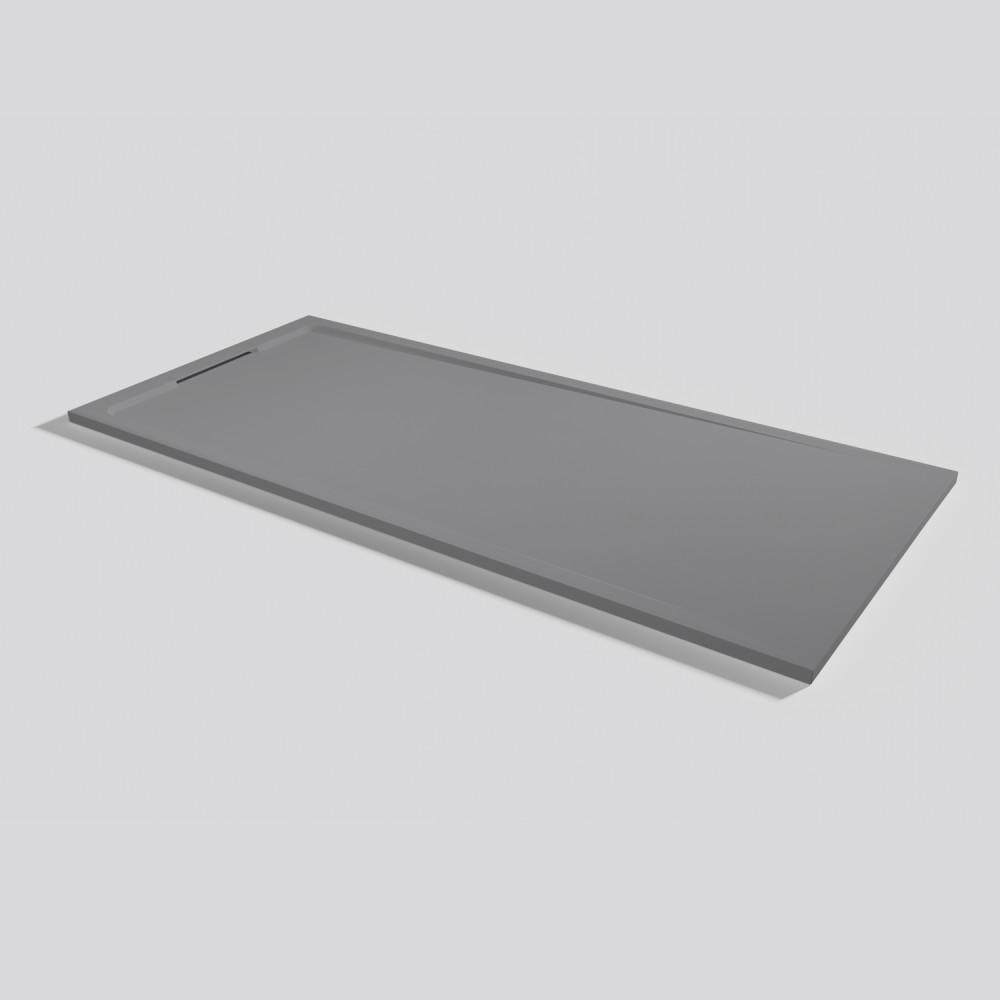 Shower tray Halo Zero Platinum Rectangular 200x90