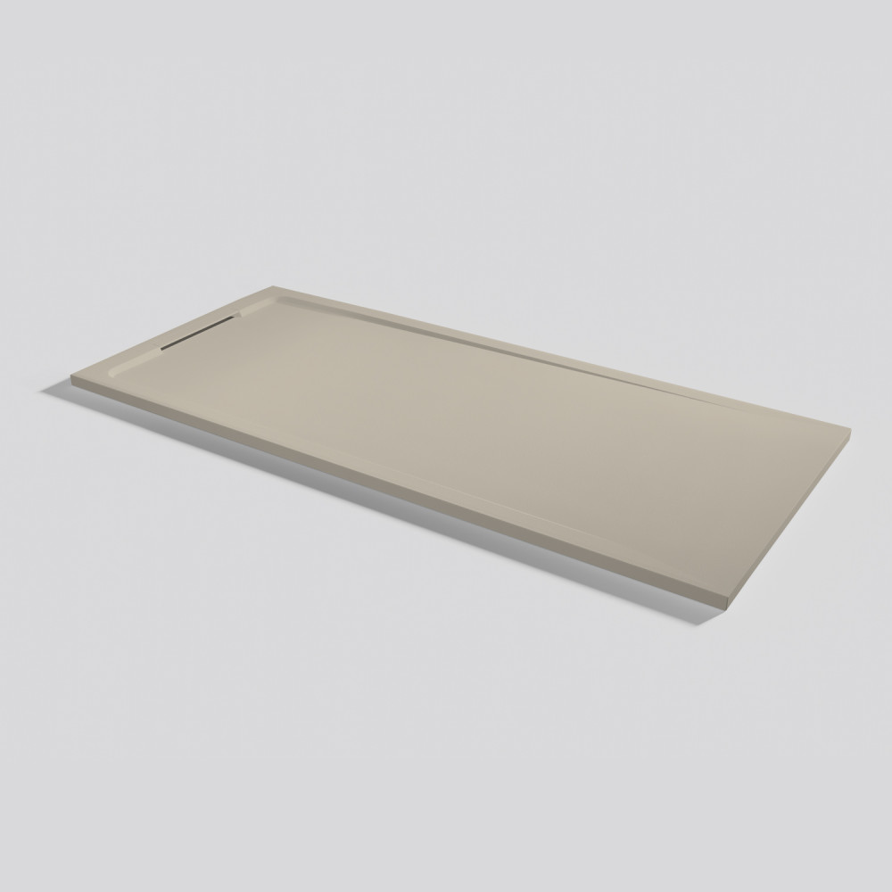 Shower tray Halo Zero Sand Rectangular 180x80