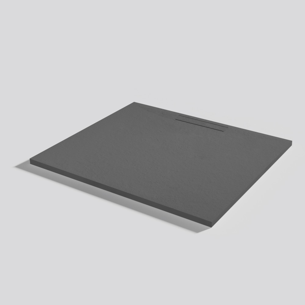 Piatto doccia Kos Slate Acier Rettangolare 100x90