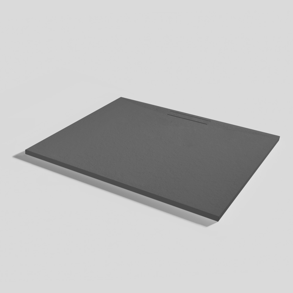 Receveur de douche Kos Slate Acier Rectangulaire 120x100
