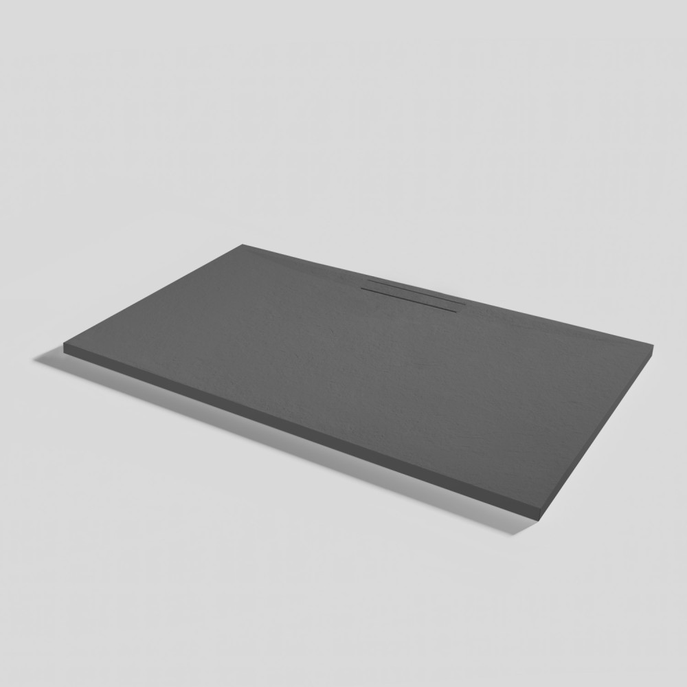 Receveur de douche Kos Slate Acier Rectangulaire 140x80