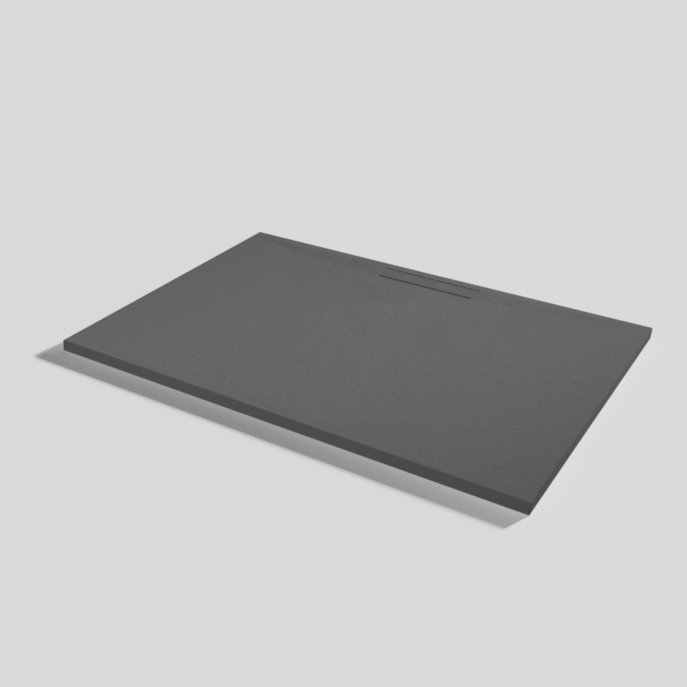 Duschwanne Kos Slate Acier Rechteckig 140x90