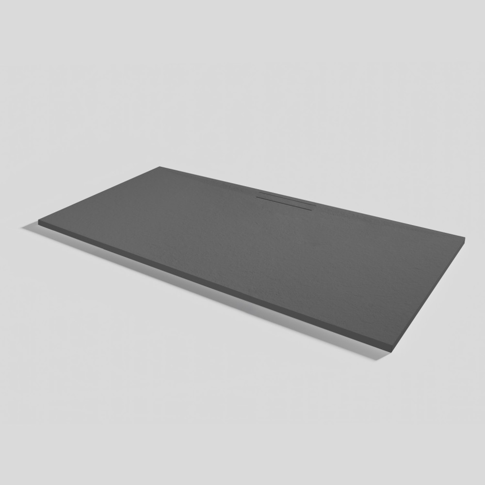 Duschwanne Kos Slate Acier Rechteckig 180x90