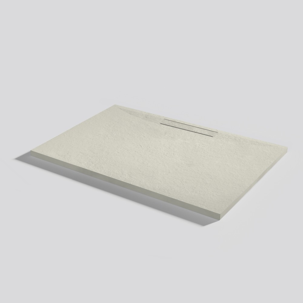 Shower tray Kos Slate Beige Rectangular 100x70
