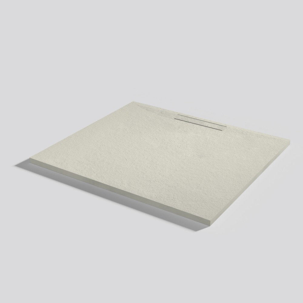 Piatto doccia Kos Slate Beige Rettangolare 100x90