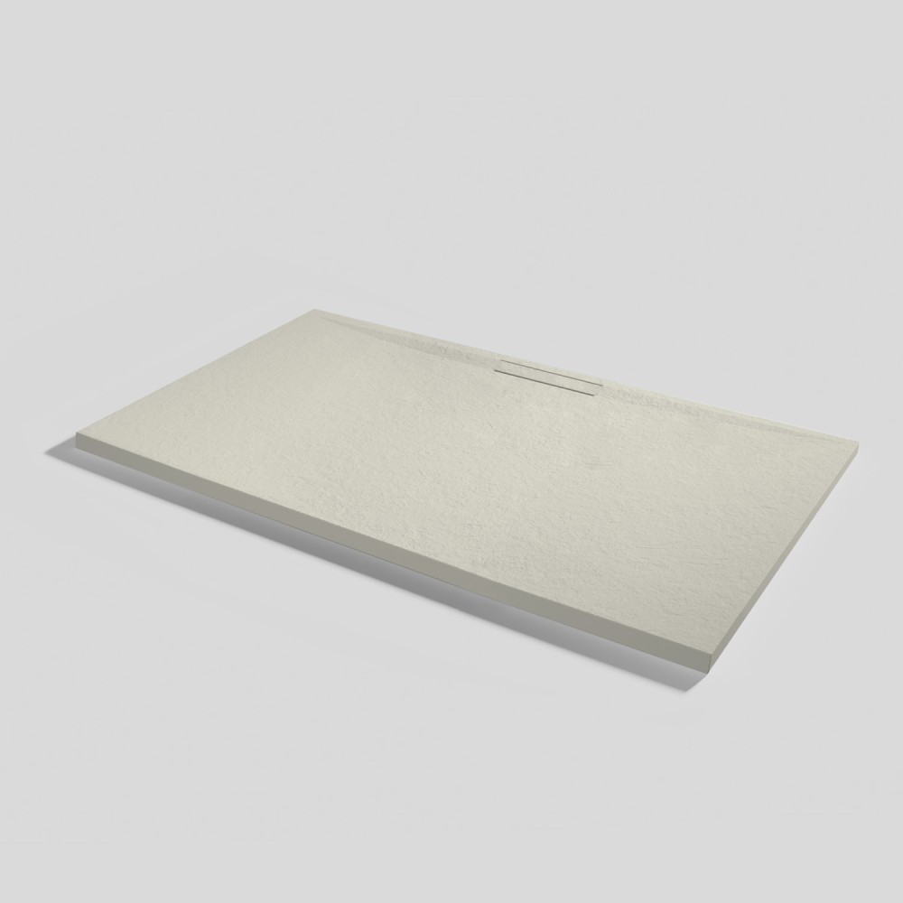 Piatto doccia Kos Slate Beige Rettangolare 160x90