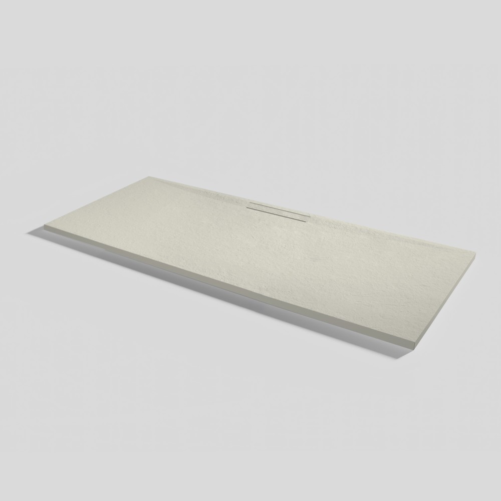 Shower tray Kos Slate Beige Rectangular 180x70